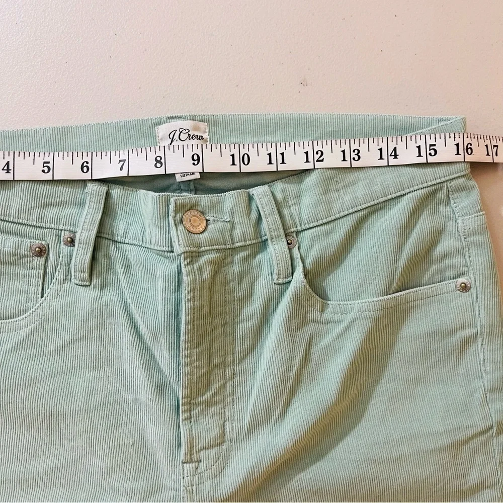 J. Crew Vintage Slim Straight Corduroy Pants Size 30 Blue Pockets